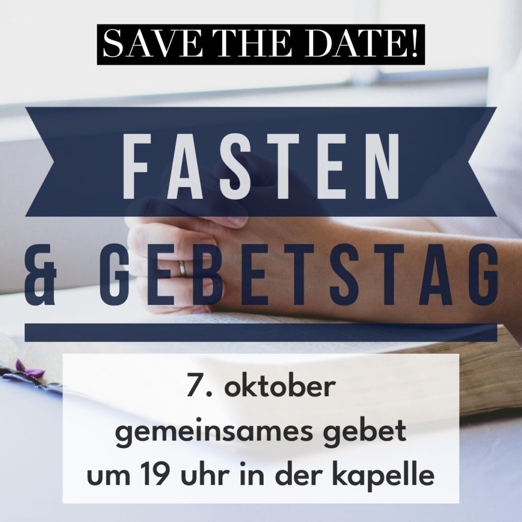 Fasten und Gebetstag